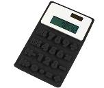Калькулятор; черный; 9,6х15,4х0,8 см; пластик; тампопечать