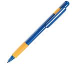 DUNE GRIP, шариковая ручка, сине-желтая;пластик/тампопечать