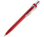 LINN DE LUXE, ручка шариковая, красный, пластик