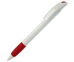 NOVE, ручка шариковая с грипом, красный/белый, пластик