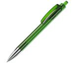 TRIS CHROME LX, ручка шариковая, прозрачный зеленый/хром, пластик