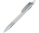 TRIS LX SAT, ручка шариковая, прозрачный белый/серебристый, пластик
